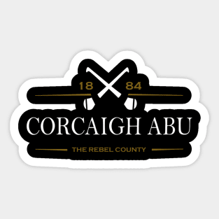 Cork Corcaigh Abu Ireland Hurling Sticker